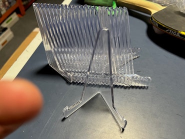 1-PACK TRANSPARENT KORTSTÄLL (Större modell)