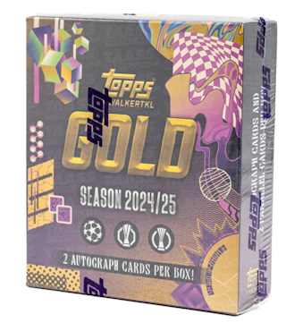 2024-25 Topps UEFA Club Competitions Gold Soccer (Hobby Box)