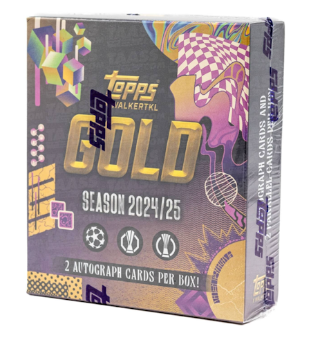 2024-25 Topps UEFA Club Competitions Gold Soccer (Hobby Box)