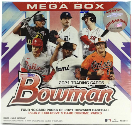 2021 Bowman Baseball (Mega Box)