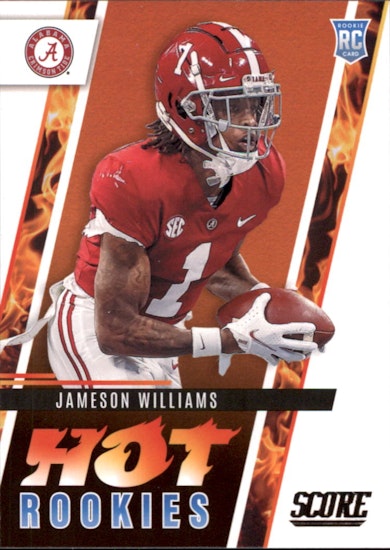 2022 Score Hot Rookies #9 Jameson Williams (20-EE4-NFLOTHERS)