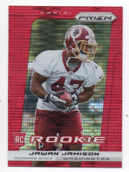 2013 Panini Prizm Prizms Red Pulsar #243 Jawan Jamison (25-EE9-NFLREDSKINS)