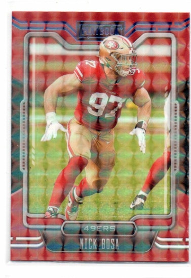 2021 Panini Playbook Mosaic #77 Nick Bosa (20-EE14-NFL49ERS)