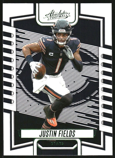 2023 Absolute Green #30 Justin Fields (20-DD12-NFLBEARS)