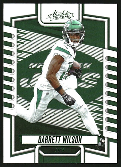 2023 Absolute Green #87 Garrett Wilson (25-DD12-NFLJETS)