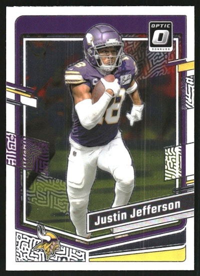 2023 Donruss Optic #125 Justin Jefferson (10-EE1-NFLVIKINGS)