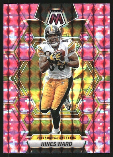 2023 Panini Mosaic Mosaic Camo Pink #208 Hines Ward (20-DD12-NFLSTEELERS)
