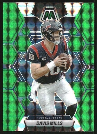 2023 Panini Mosaic Mosaic Green #89 Davis Mills (12-DD12-NFLTEXANS)