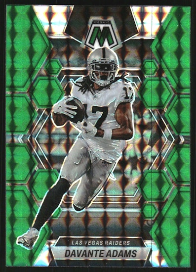 2023 Panini Mosaic Mosaic Green #120 Davante Adams (15-DD12-NFLRAIDERS)