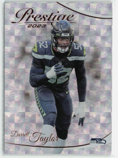 2023 Prestige Xtra Points Hyper #264 Darrell Taylor (20-DD11-NFLSEAHAWKS)