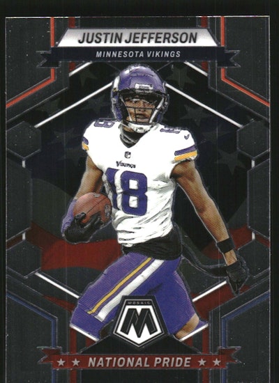 2023 Panini Mosaic #265 Justin Jefferson NP (10-EE2-NFLVIKINGS)