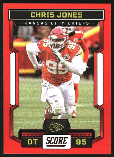2023 Score Red #126 Chris Jones (15-DD11-NFLCHIEFS)