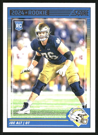 2024 Score #307 Joe Alt RC (10-EE7-NFLCHARGERS)