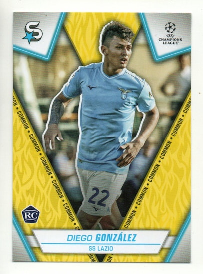 2023-24 Topps UEFA Club Competitions Superstars Yellow #152 Diego Gonzalez (12-EE8-SOCCERLAZIO)