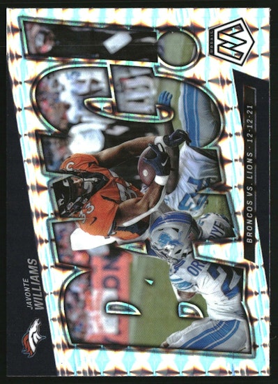 2022 Panini Mosaic Bang Mosaic #5 Javonte Williams (20-FF7-NFLBRONCOS)