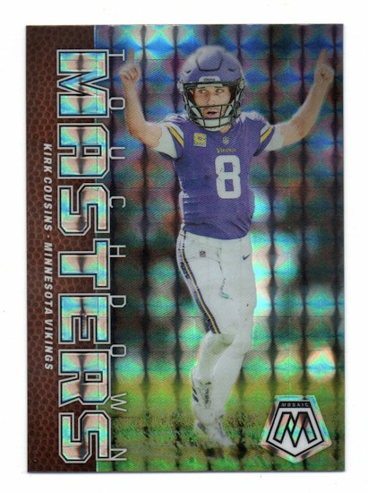2023 Panini Mosaic Touchdown Masters Mosaic #19 Kirk Cousins (25-FF8-NFLVIKINGS)