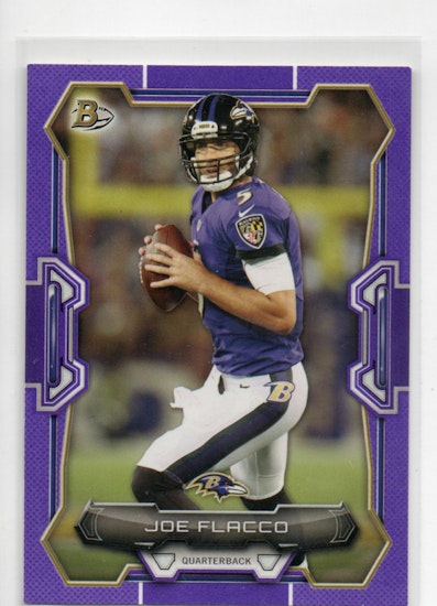 2015 Topps Toys R Us Purple Border #9 Joe Flacco (20-FF11-NFLRAVENS)