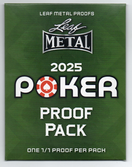 2025 Leaf Metal Poker (1/1 Proof Pack)