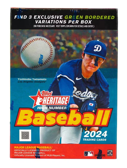 2024 Topps Heritage High Number Baseball (8-Pack Blaster Box)