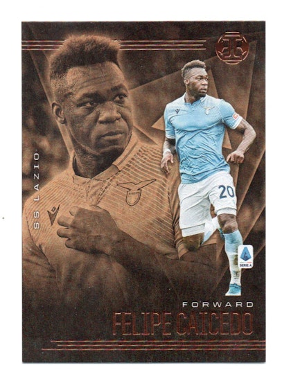 2020-21 Panini Illusions Serie A #21 Felipe Caicedo (10-FF10-SOCCERLAZIO)