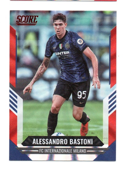 2021-22 Score FIFA Red Lava #189 Alessandro Bastoni (15-FF11-SOCCERINTER)