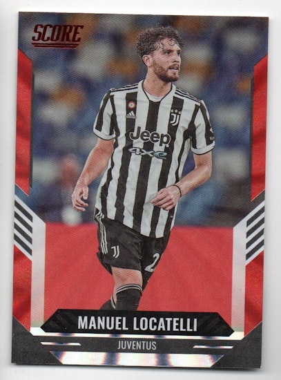2021-22 Score FIFA Red Lava #129 Manuel Locatelli (15-FF11-SOCCERJUVENTUS)