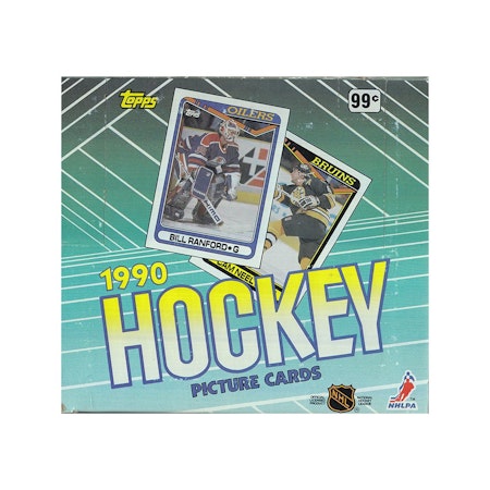 1990-91 Topps Hockey (Jumbo Cello-Box)