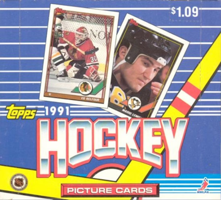 1991-92 Topps Hockey (Jumbo Cello-Box)
