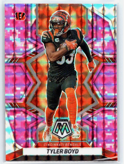 2022 Panini Mosaic Mosaic Camo Pink #43 Tyler Boyd (15-FF12-NFLBENGALS)
