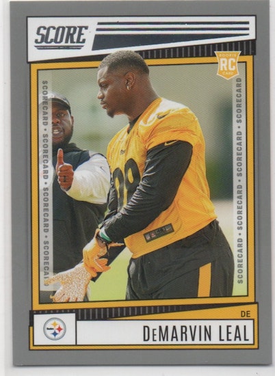2022 Score Scorecard #356 DeMarvin Leal (15-FF10-NFLSTEELERS)