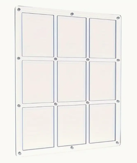 Premium 9-Slot Magnetic Card Display Case (35/55/75PT)