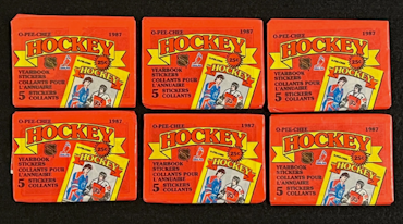 1987-88 O-Pee-Chee Hockey Stickers (One Single Pack)