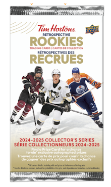 2024-25 Upper Deck Tim Hortons Retrospective Rookies (Single Pack)
