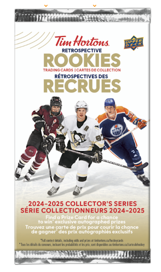 2024-25 Upper Deck Tim Hortons Retrospective Rookies (Single Pack)