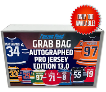 2024-25 Frozen Pond Frozen Pond Grab Bag - Autographed Pro Jersey Edition 13.0 (Sealed Box)
