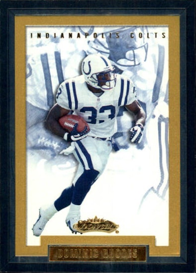 2002 Fleer Showcase Legacy #20 Dominic Rhodes (60-II4-NFLCOLTS)