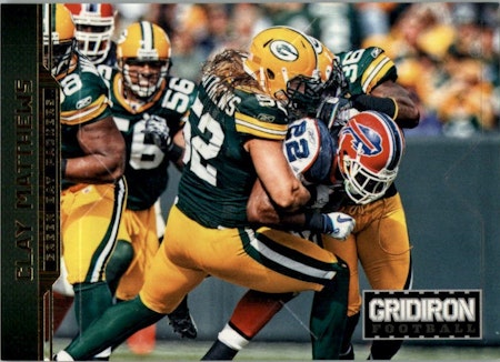 2012 Gridiron Gold X's #71 Clay Matthews (30-II4-NFLPACKERS)