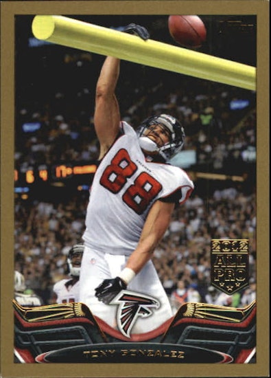 2013 Topps Gold #350 Tony Gonzalez (15-II4-NFLFALCONS)