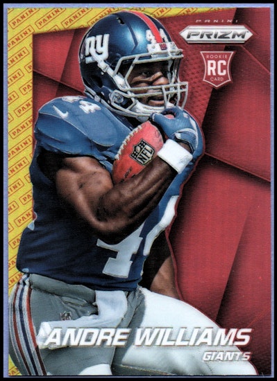 2014 Panini Prizm Prizms Panini Logo #279 Andre Williams (20-II4-NFLGIANTS)