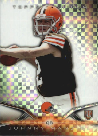2014 Topps Platinum Xfractors #126 Johnny Manziel (12-II4-NFLBROWNS)