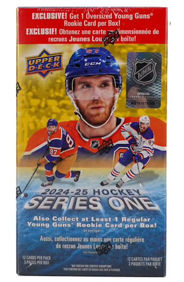2024-25 Upper Deck Series 1 (3-Pack Blaster Box (Oversized Young Guns!)
