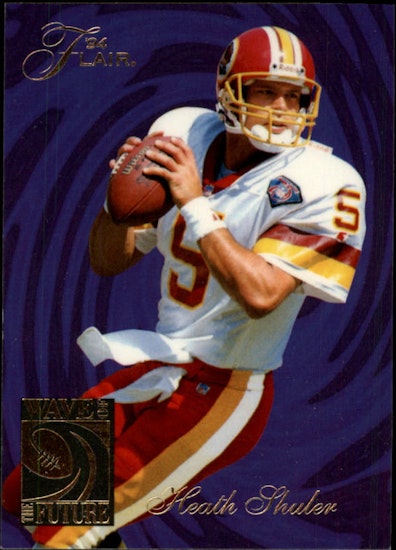 1994 Ultra Flair Wave of the Future #5 Heath Shuler (10-II1-NFLREDSKINS)