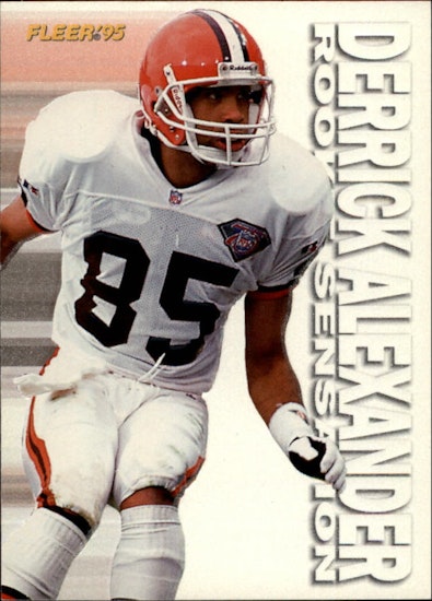 1995 Fleer Rookie Sensations #1 Derrick Alexander WR (15-II1-NFLBROWNS)