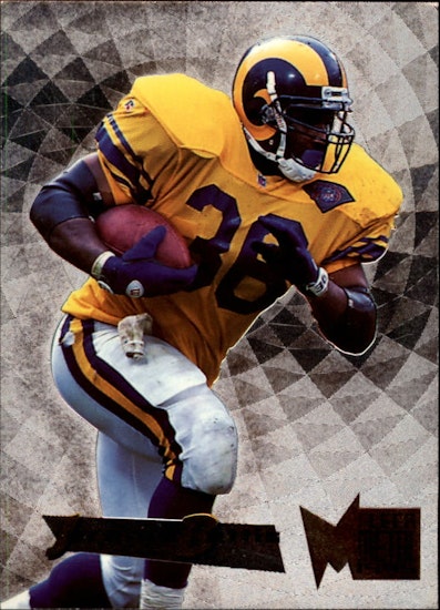 1995 Metal Silver Flashers #3 Jerome Bettis (12-II1-NFLRAMS)