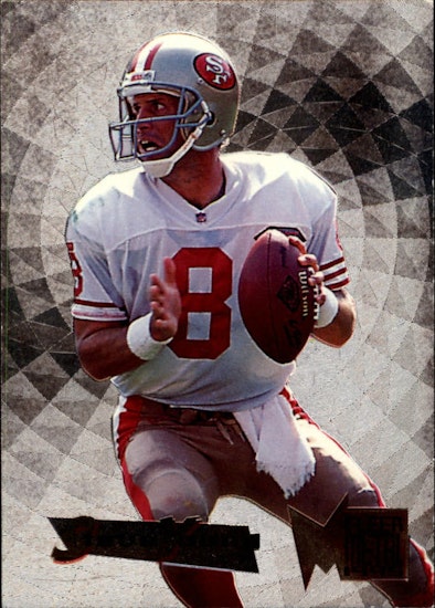 1995 Metal Silver Flashers #50 Steve Young (12-II1-NFL49ERS)