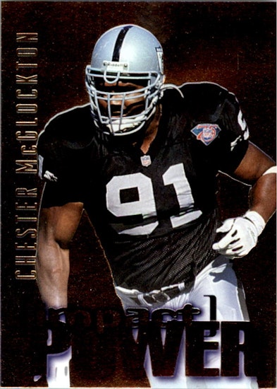 1995 SkyBox Impact Power #IP7 Chester McGlockton (10-II1-NFLRAIDERS)