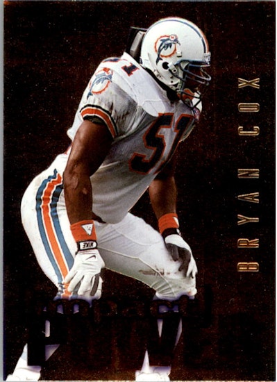 1995 SkyBox Impact Power #IP10 Bryan Cox (10-II1-NFLDOLPHINS)