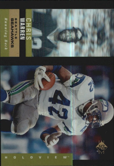 1995 SP Holoviews #21 Chris Warren (10-II1-NFLSEAHAWKS)