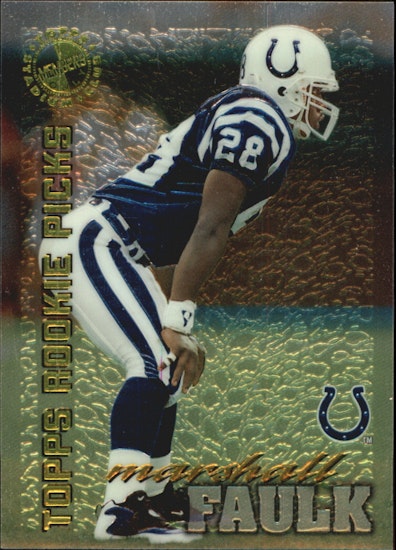 1995 Stadium Club Members Only 50 #50 Marshall Faulk (12-II1-NFLCOLTS)