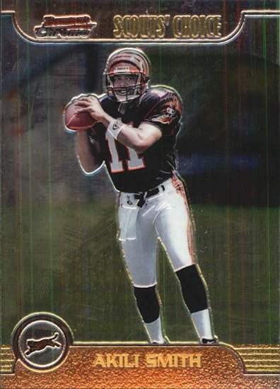 1999 Bowman Chrome Scout's Choice #SC11 Akili Smith (10-II1-NFLBENGALS)